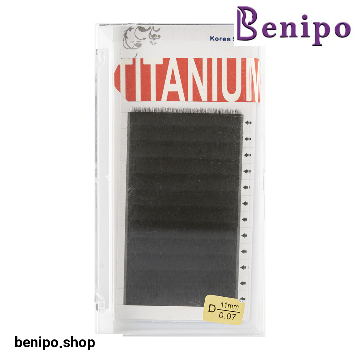 مژه مصنوعی دانه ای مناسب کاشت سایز 11