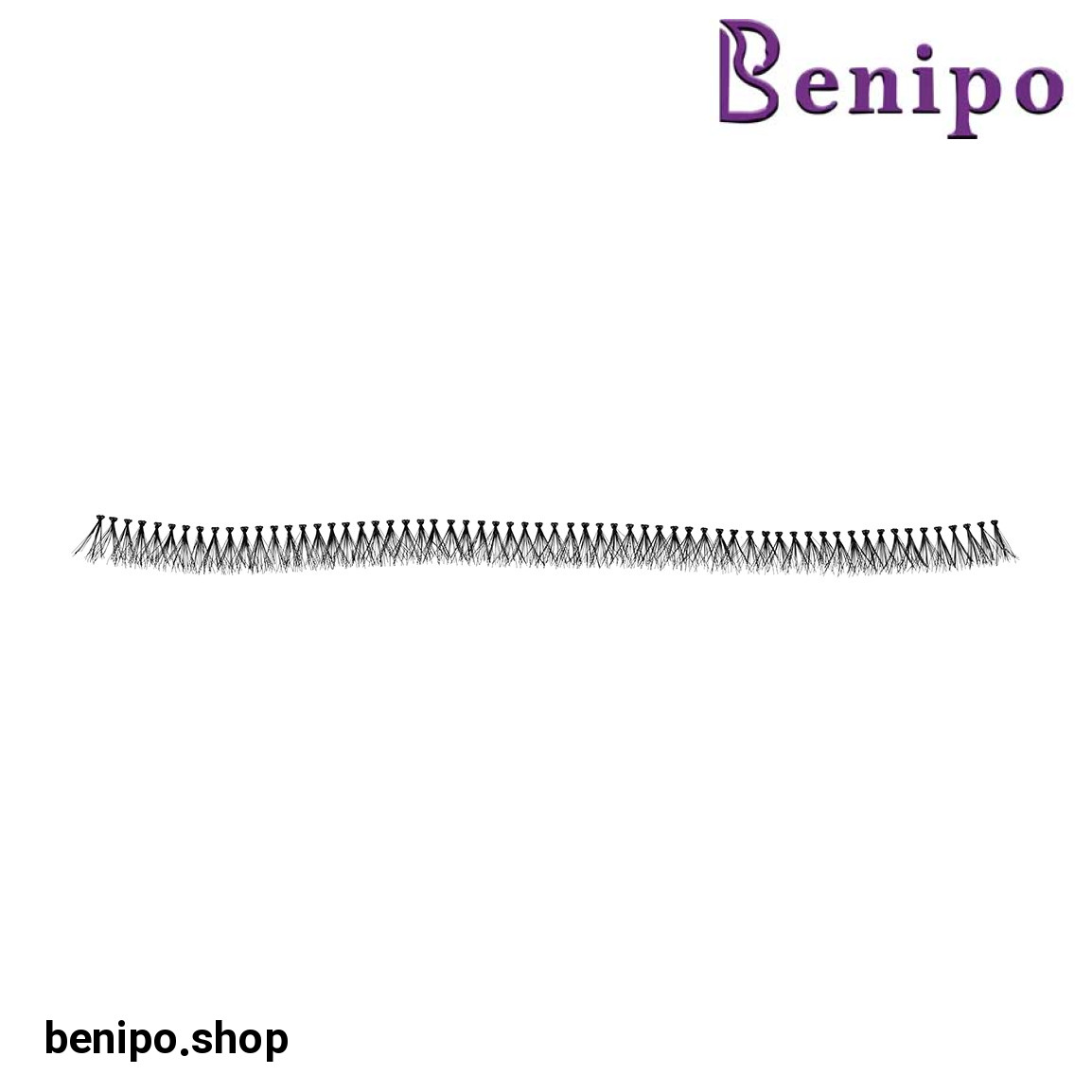 مژه مصنوعی ریسه ای سایز 10