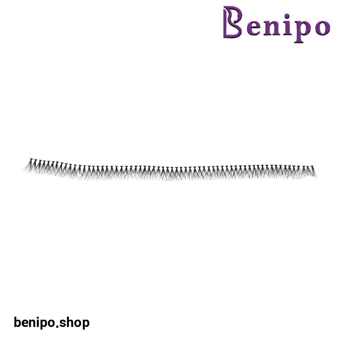 مژه مصنوعی ریسه ای سایز 8