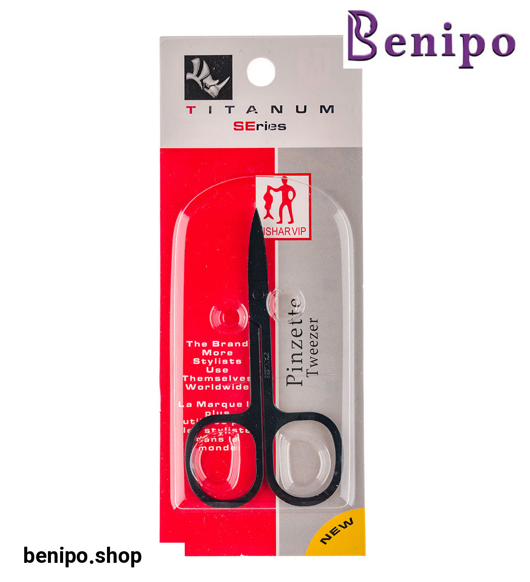 قیچی ابرو تیتانیوم مشکی