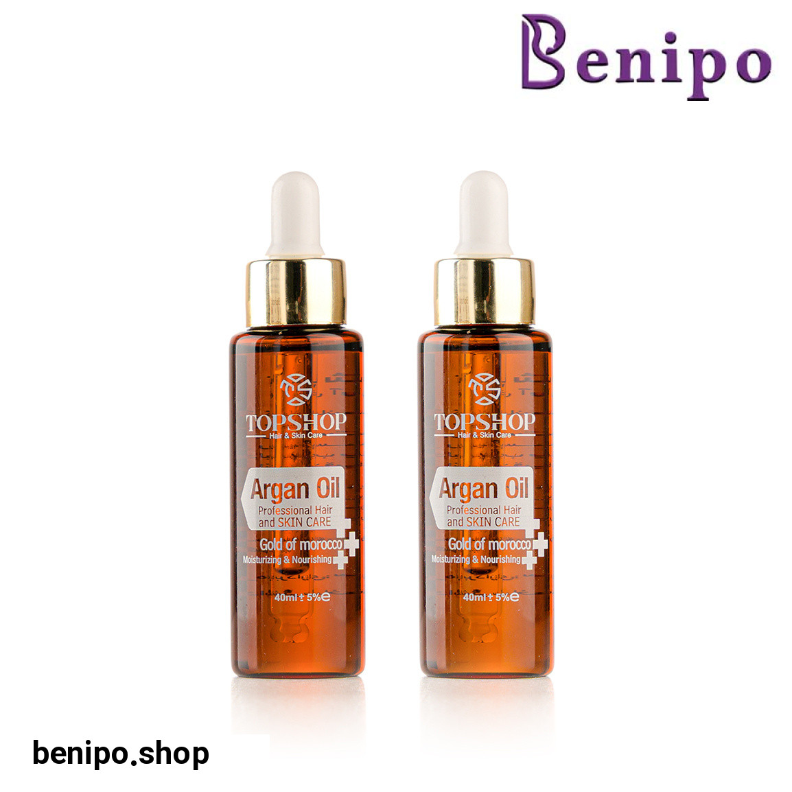روغن مو مدل Argan حجم 40 میلی لیتر مجموعه 2 عددی