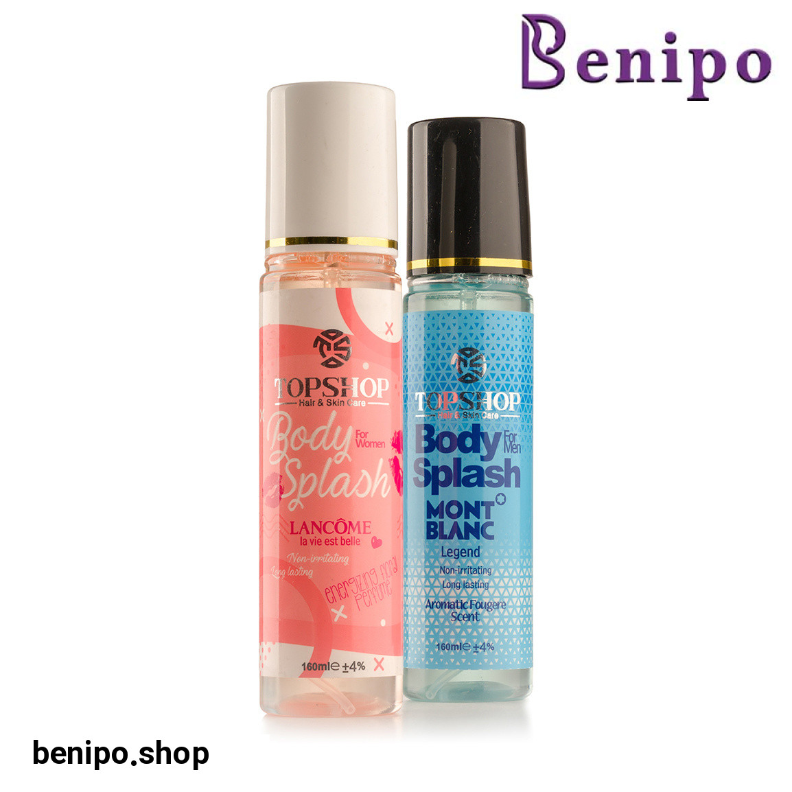 ست بادی اسپلش زنانه و مردانه مدل Lancome La Via Belle و Mont Blanc Legend حجم 160 میلی لیتر مجموعه 2 عددی