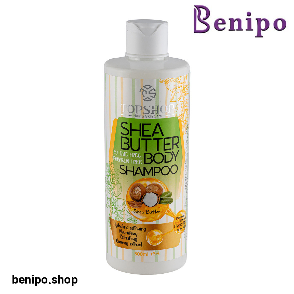 شامپو بدن حاوی شی باتر 500میل