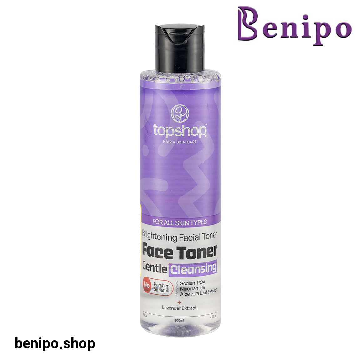 تونر صورت مناسب انواع پوست حجم 200 میلی لیتر