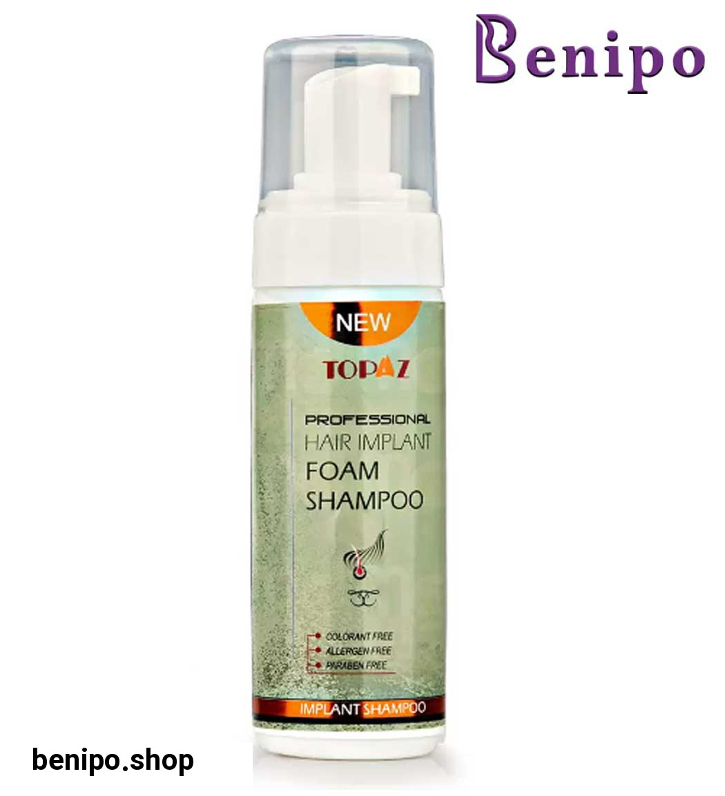 شامپو فوم مناسب برای بعد از کاشت مو 150میل