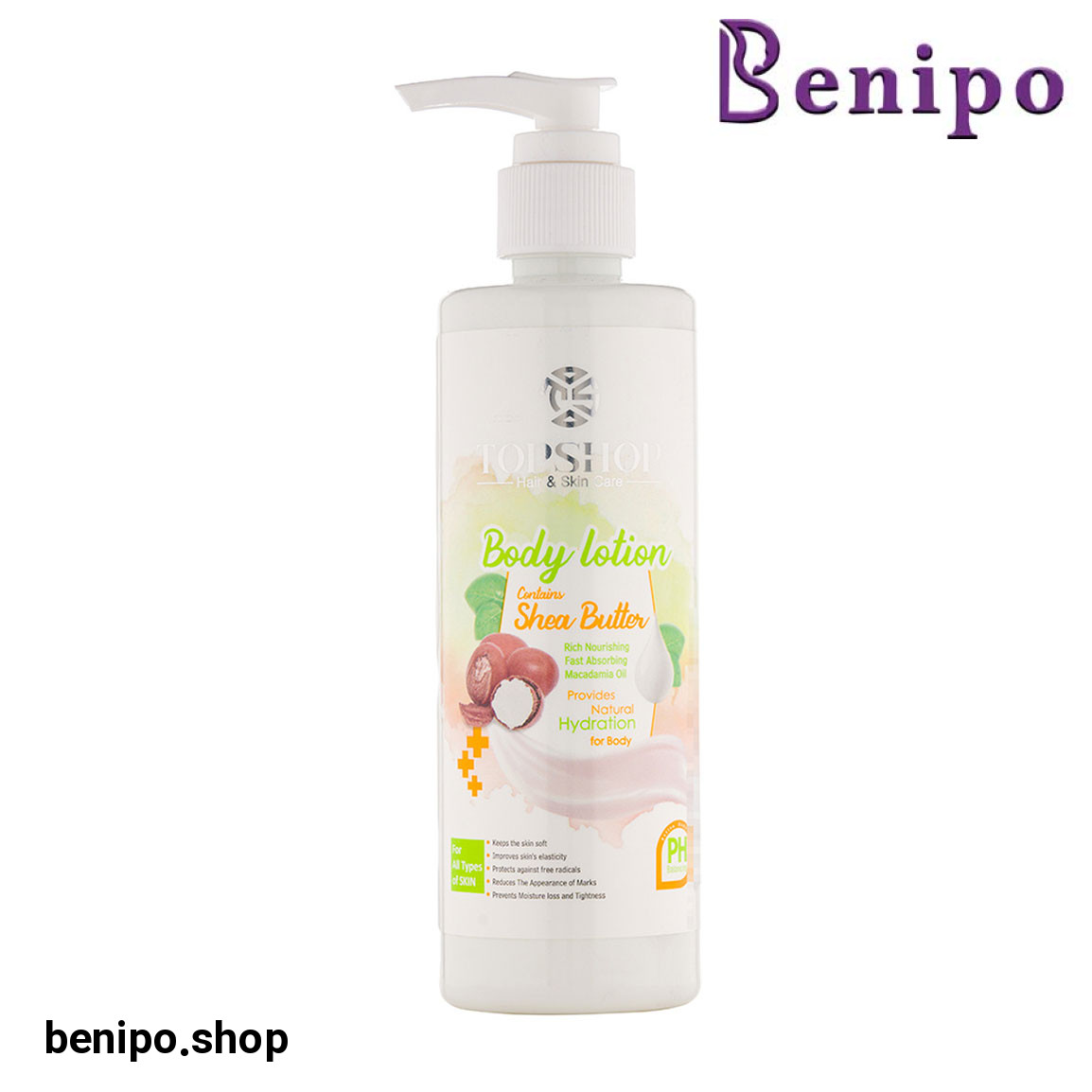 لوسیون نرم کننده و خوش بو کننده بدن حاوی روغن شی باتر حجم 250 میل طرح جدید