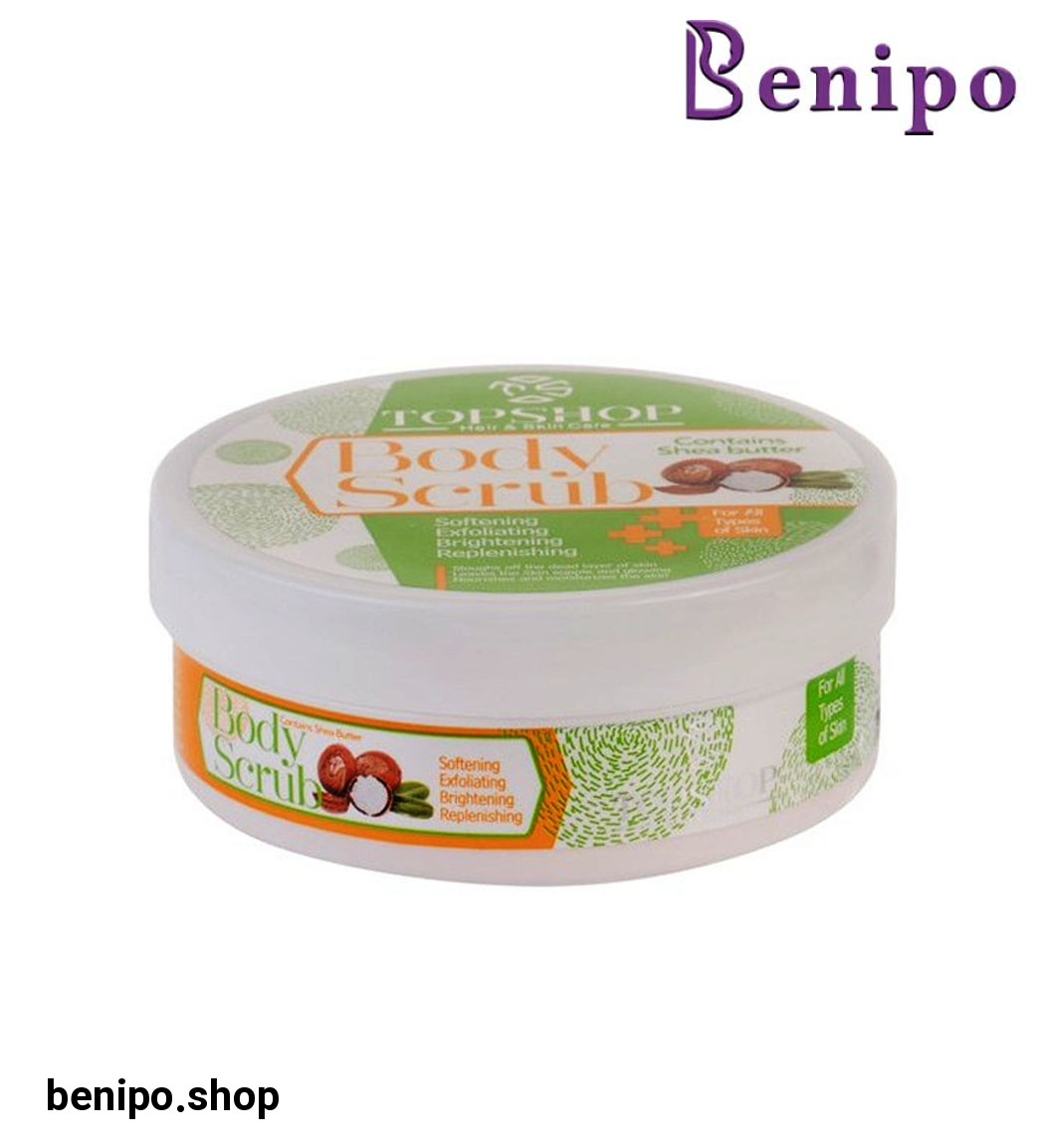 اسکراب بدن عسلی حاوی روغن شی باتر حجم 200 میلی لیتر