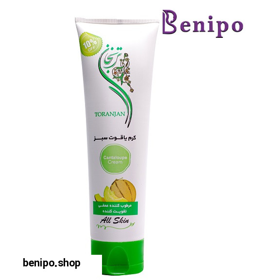 کرم مرطوب کننده عمقی مدل یاقوت سبزحاوی عصاره طالبی 100 میل