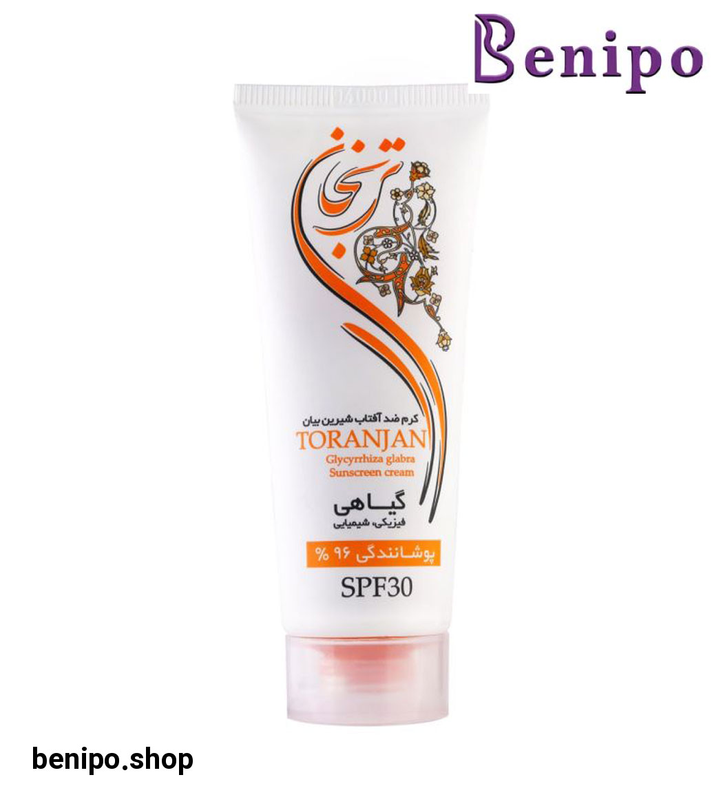 کرم ضد آفتاب Spf30 شیرین بیان 40میل