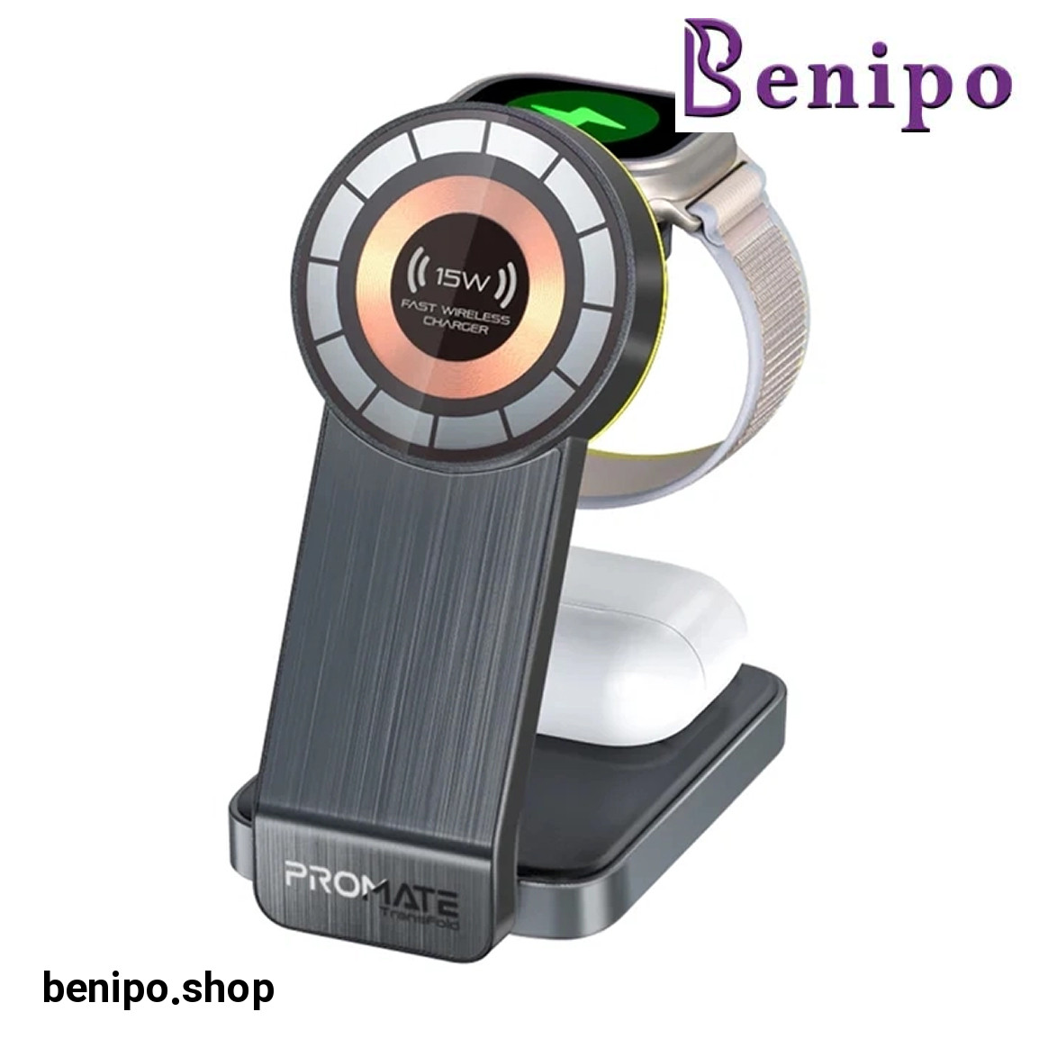 شارژر بی سیم 3 در 1 مدل TRANSFOLD