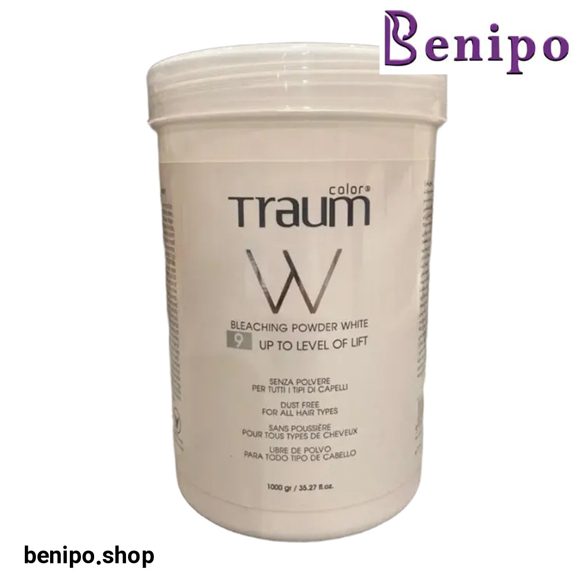 پودر دکلره سفید وزن 1000 گرم