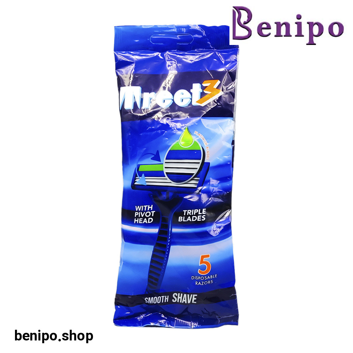 خودتراش مدل 3Blades بسته 5 عددی