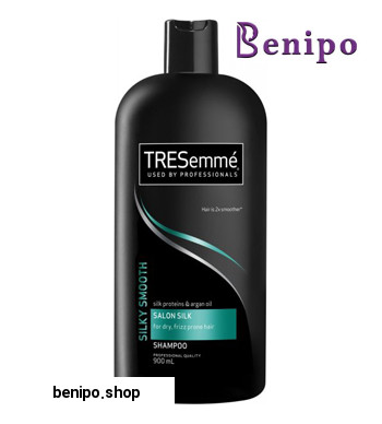 شامپو مدل salon silk مناسب موهای خشک و وز