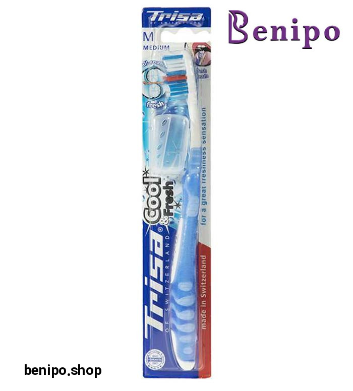 مسواک کول اند فرش برس متوسط با محافظ ارسال با رنگ رندوم