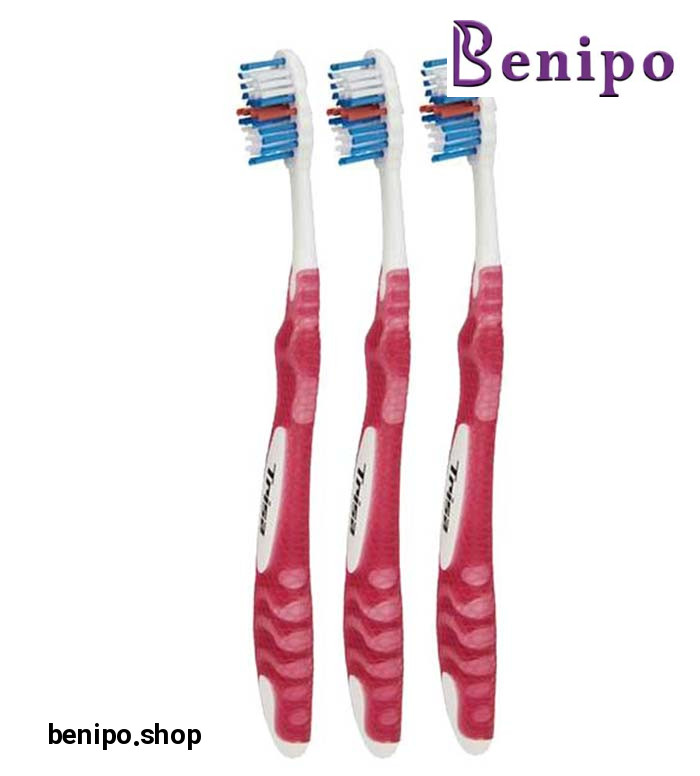 مسواک کول اند فرش برس متوسط  3 عددی ارسال با رنگ رندوم