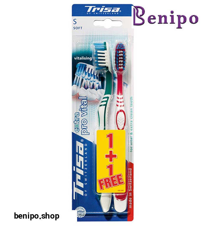 مسواک اکسترا پروویتال برس نرم 2 عددی ارسال با رنگ رندوم