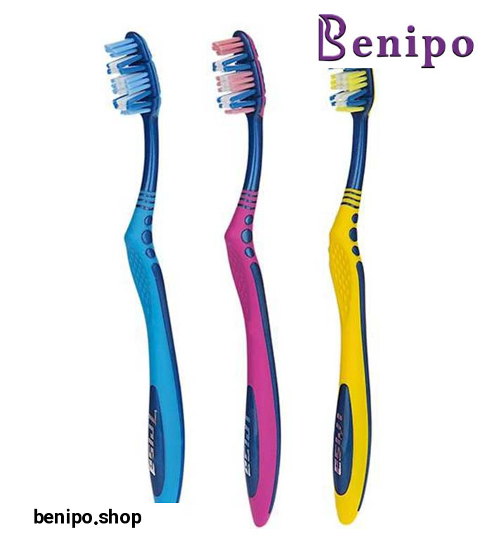 مسواک فلکسیبل هد متوسط  3  عددی ارسال با رنگ رندوم