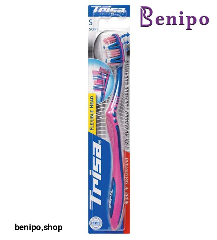مسواک فلکسیبل هد نرم با محافظ ارسال با رنگ رندوم