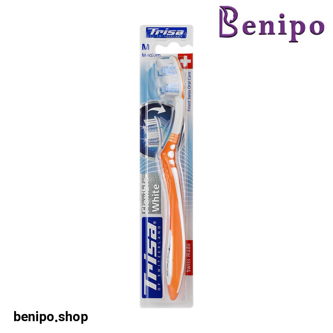 مسواک مدل Flexible White با برس متوسط