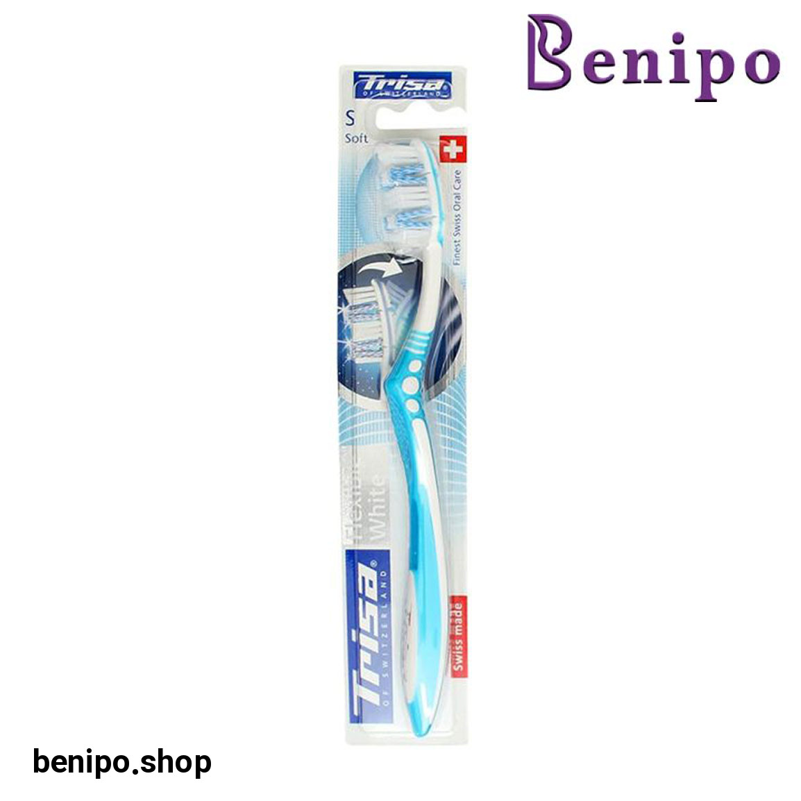 مسواک مدل Flexible White با برس نرم