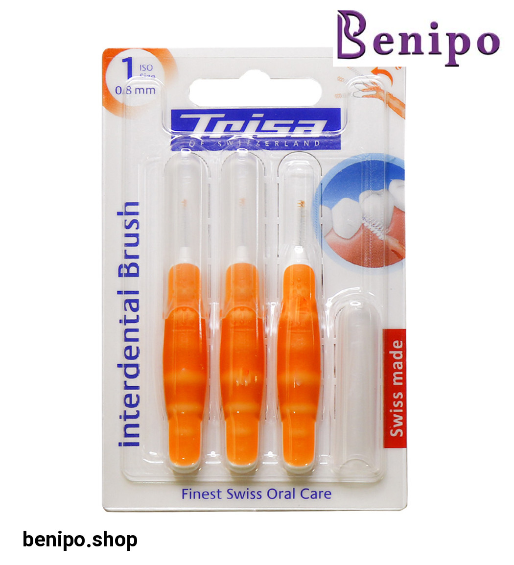 براش بین دندانی پروفشنال 0.8 میلی متری بسته 3عددی ایزو1