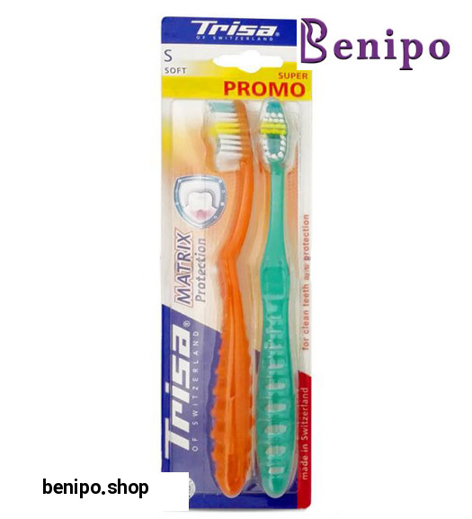 مسواک ماتریکس پروتکشن نرم دو تایی ارسال با رنگ رندوم