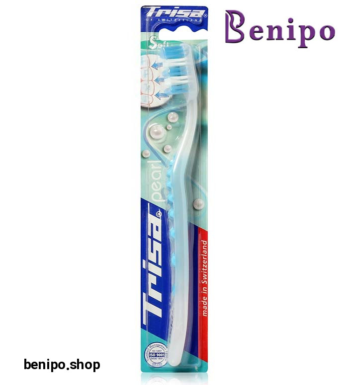 مسواک پرل وایت با برس نرم ارسال با رنگ رندوم