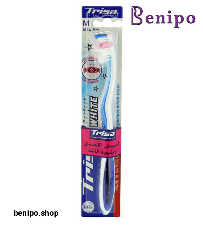 مسواک پرفکت وایت با برس متوسط ارسال با رنگ رندوم