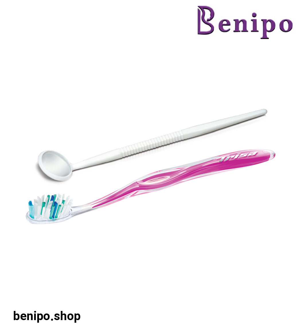 مسواک پروفیلاک کامپلیت نرم با آینه ارسال با رنگ رندوم