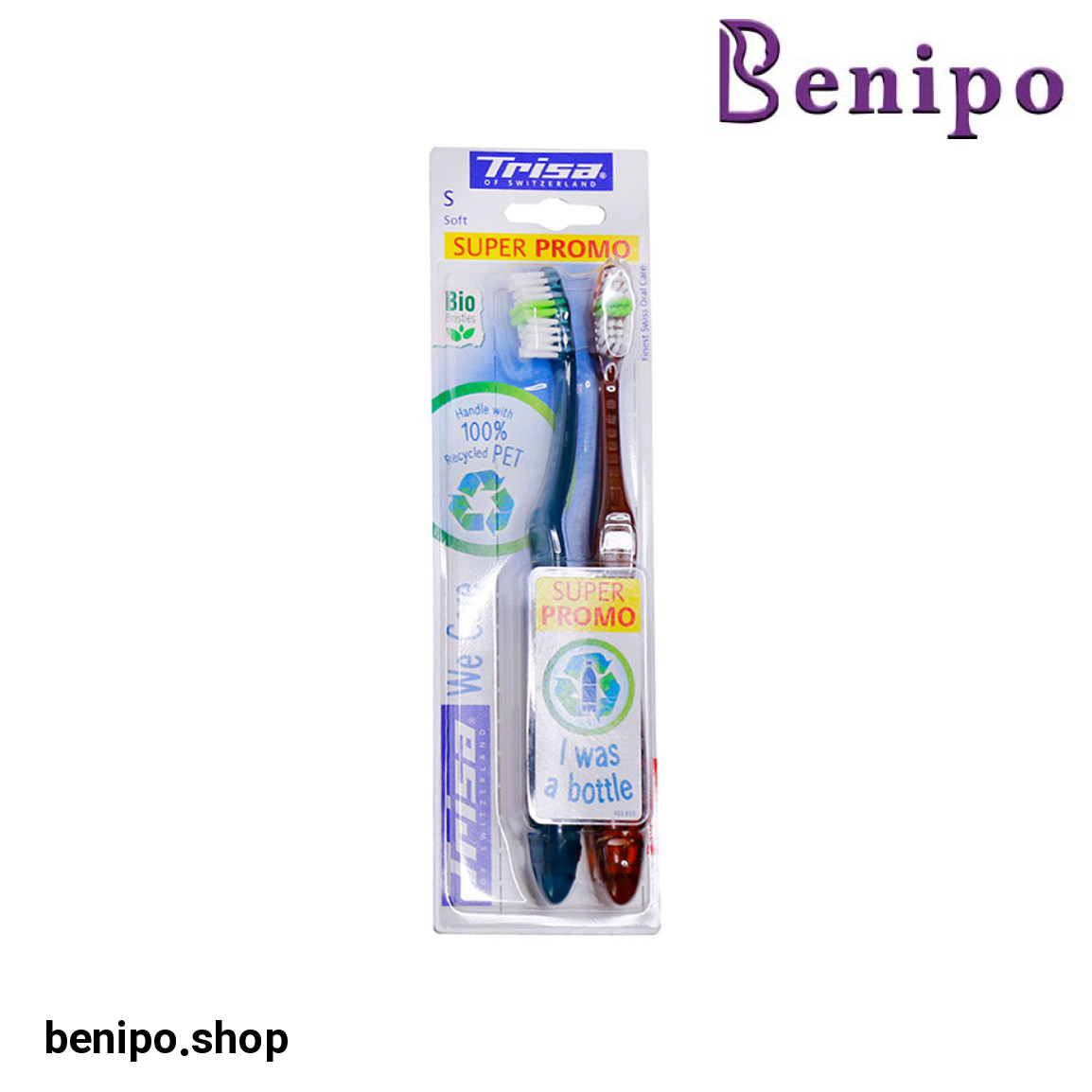 مسواک مدل V-Care با برس نرم بسته 2 عددی