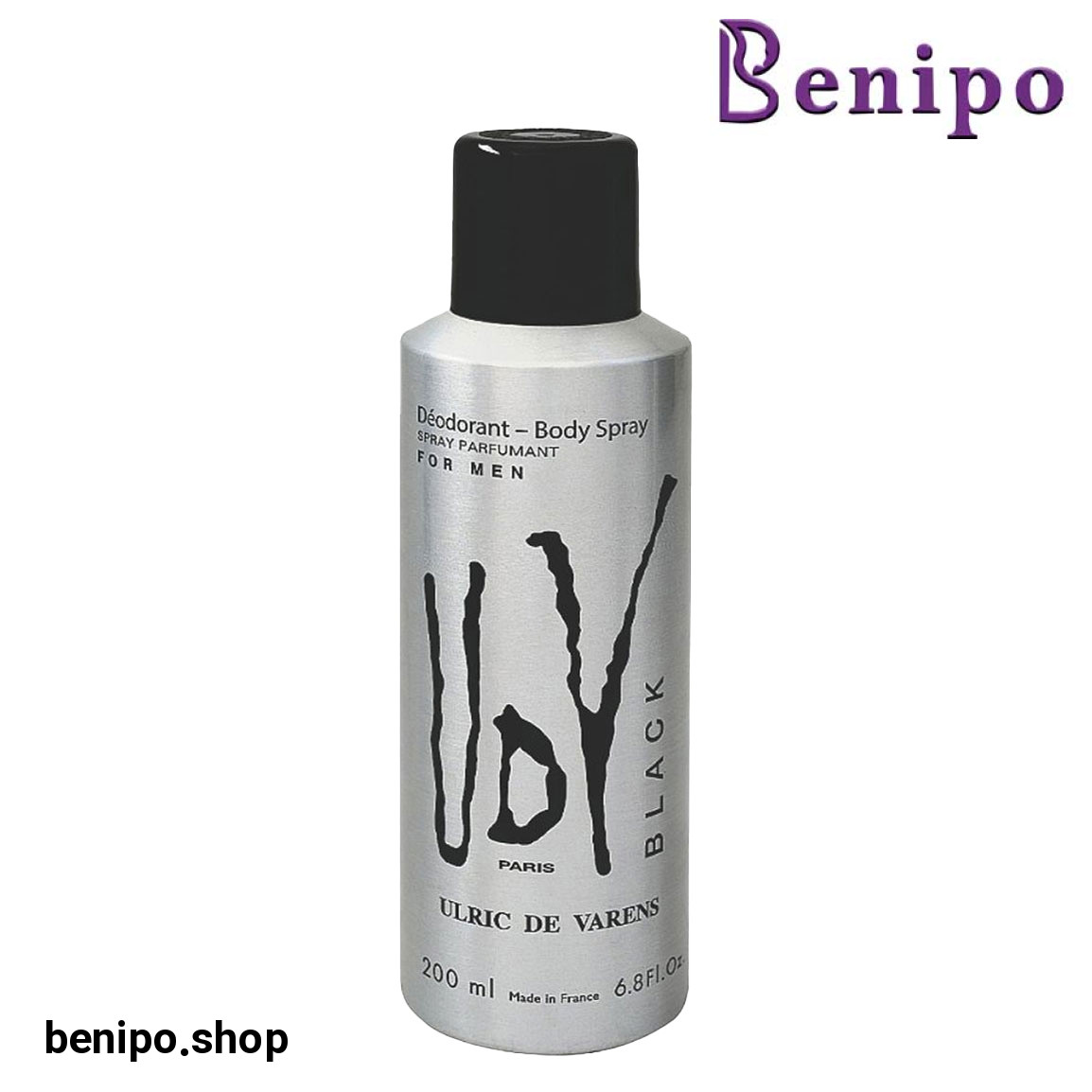 اسپری بدن مردانه مدل Black حجم 200 میلی لیتر