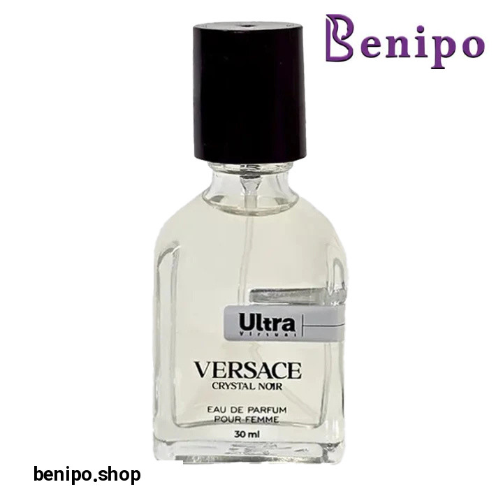 عطر جیبی زنانه مدل Versace Crystal Noir حجم 30 میلی لیتر