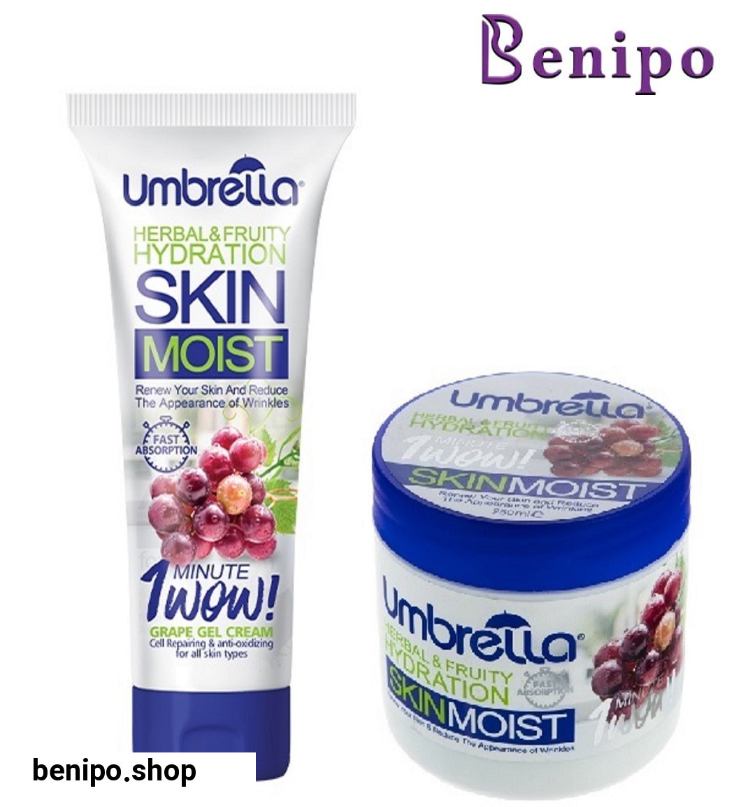 پک کرم ژل آبرسان انگور حجم 250 میل و کرم ژل آبرسان انگور حجم 75 میل