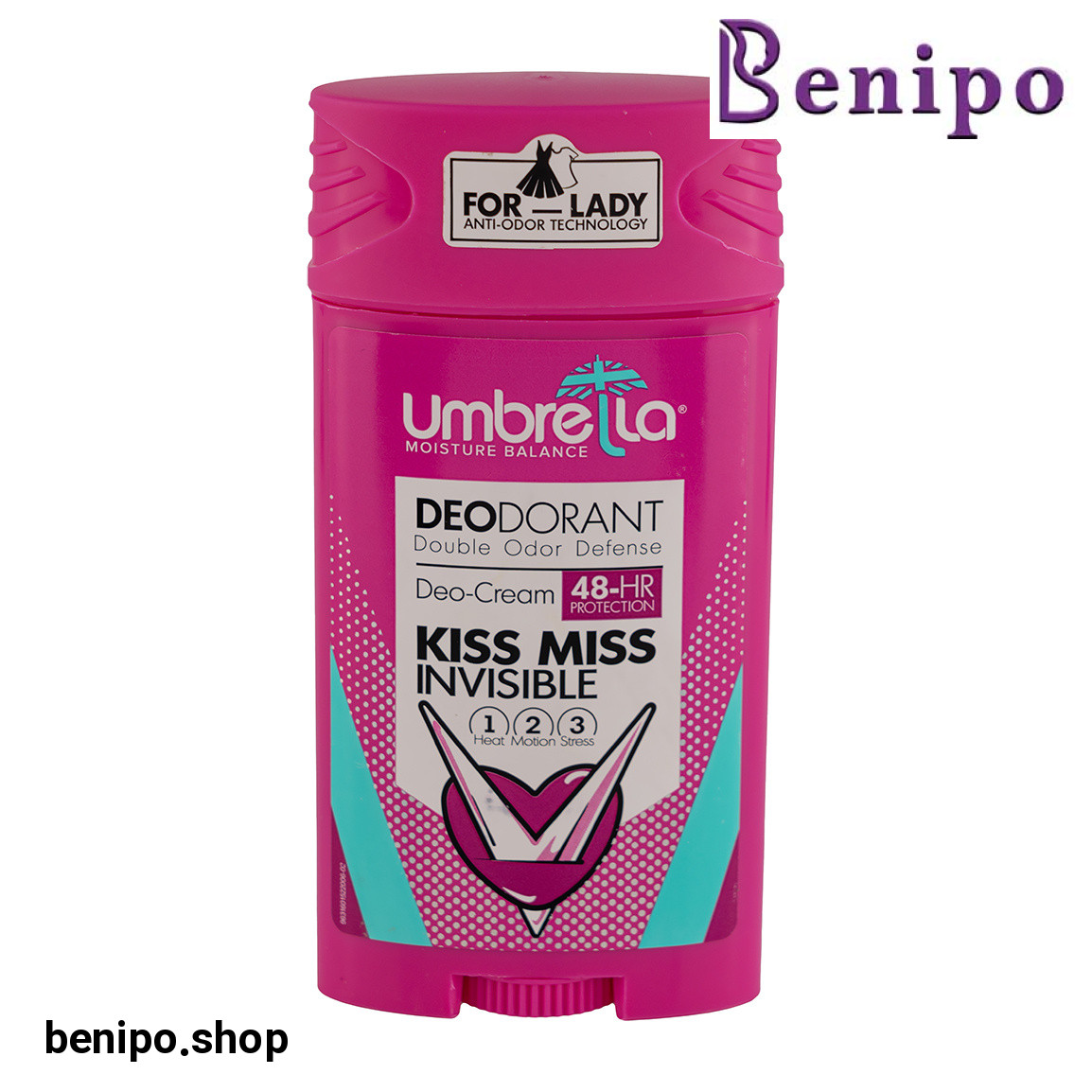 استیک ضد تعریق زنانه مدل Kiss Miss حجم 90 میلی لیتر