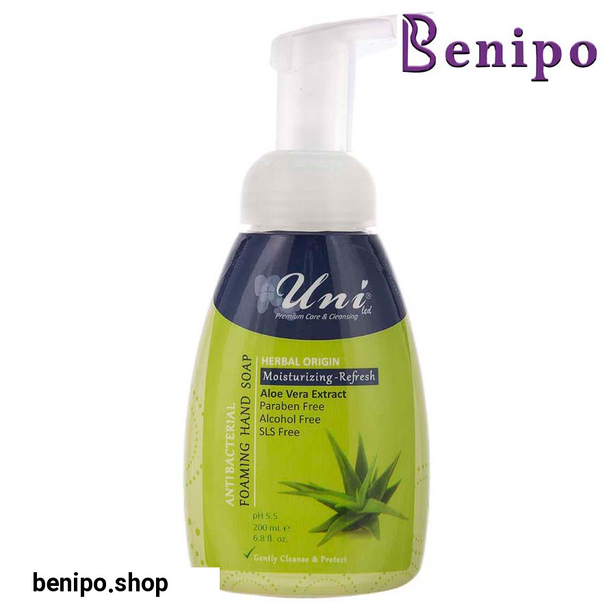 فوم آنتی باکتریال دست آلوئه ورا