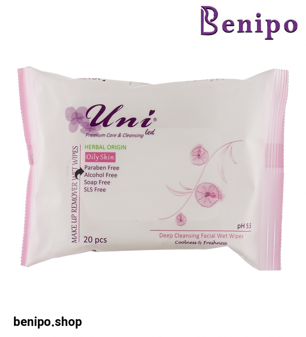 دستمال مرطوب پاک کننده آرایش پوست چرب