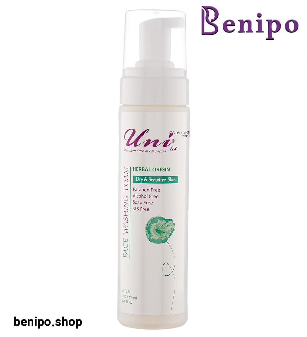 فوم شوینده صورت مناسب پوست خشک و حساس حجم 200 میل