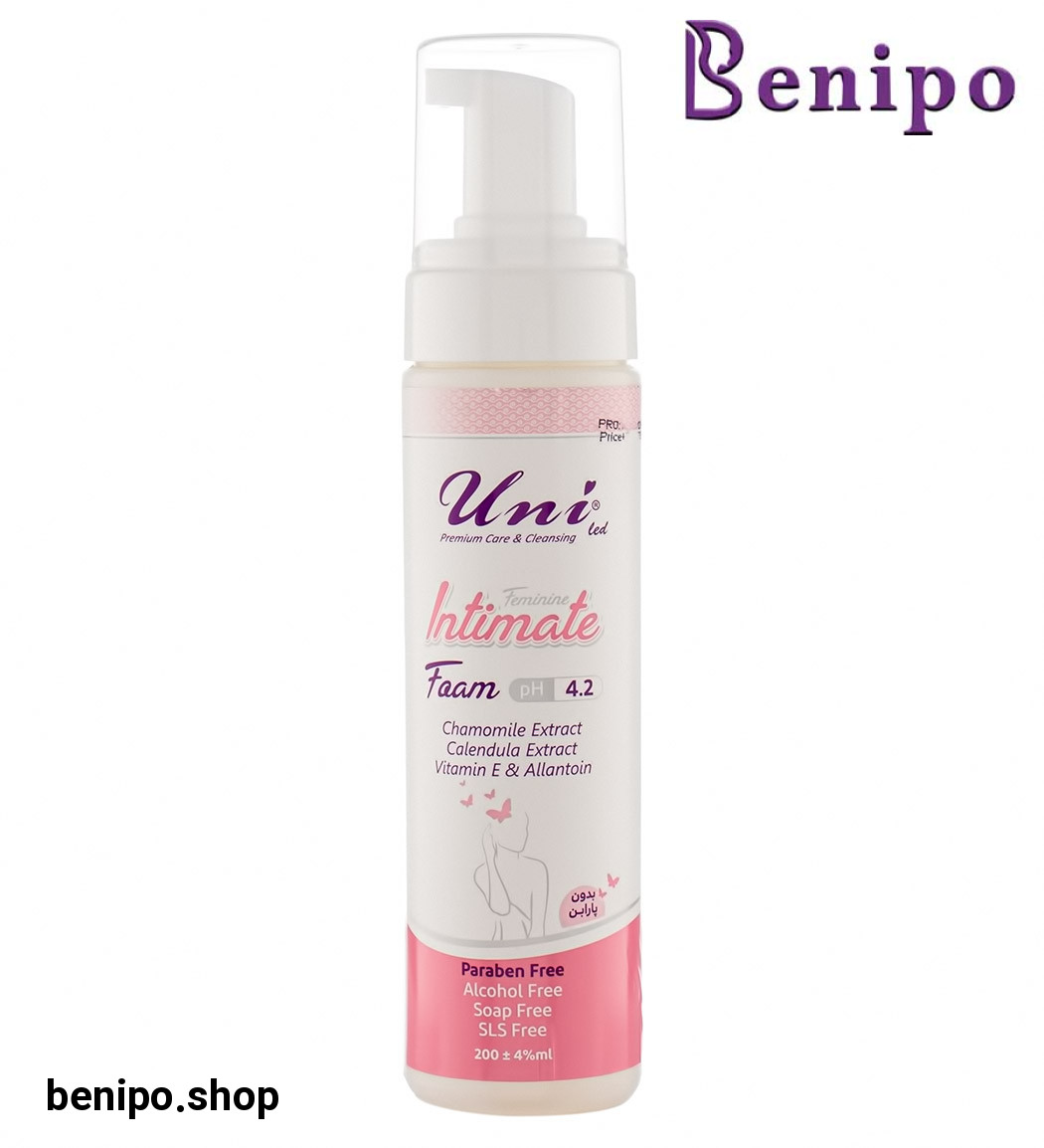 فوم پاک کننده بهداشتی روزانه بانوان حجم 200 میلی لیتر