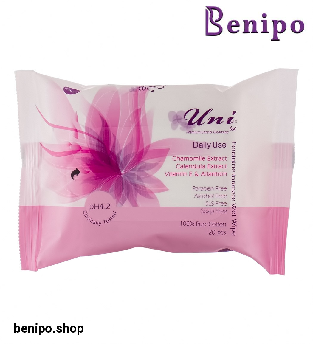 دستمال مرطوب و معطر پاک کننده بانوان روزانه