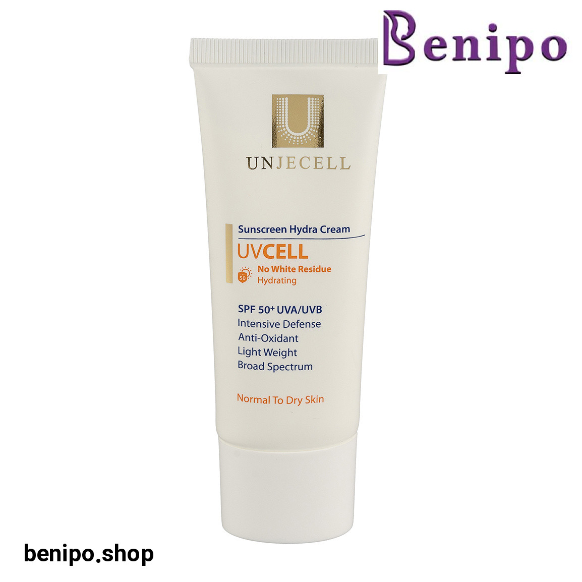 ضدآفتاب بی رنگ مناسب پوست خشک حجم 40 میلی لیتر