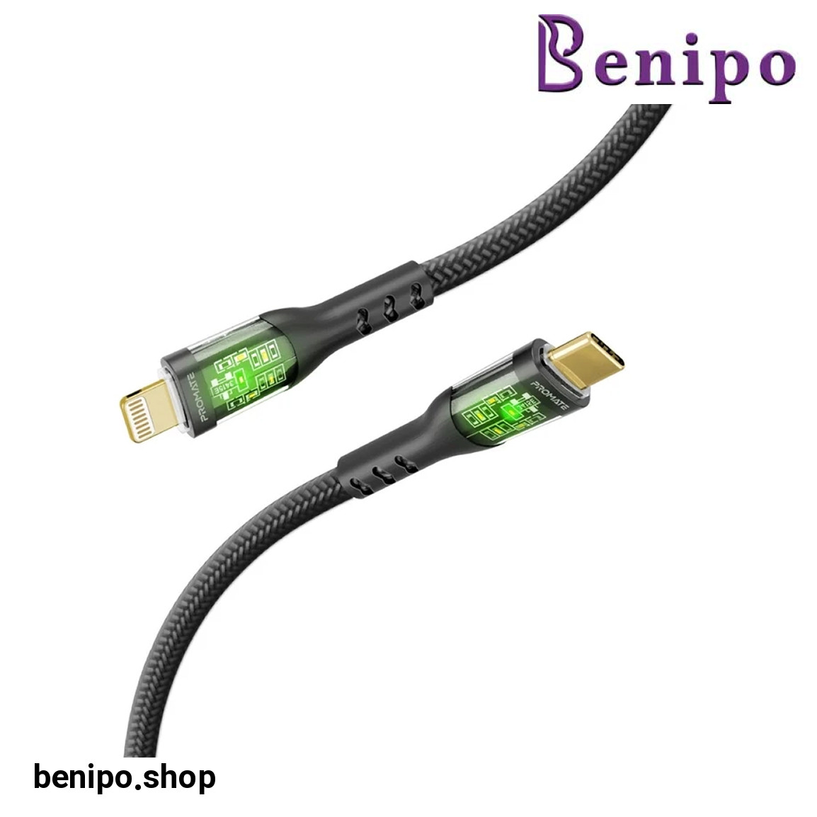 کابل USB C به لایتنینگ مدل TRANSLINE CI