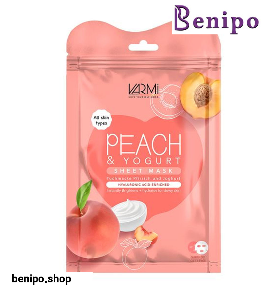 دبل شیت ماسک آبرسان هلو و ماست