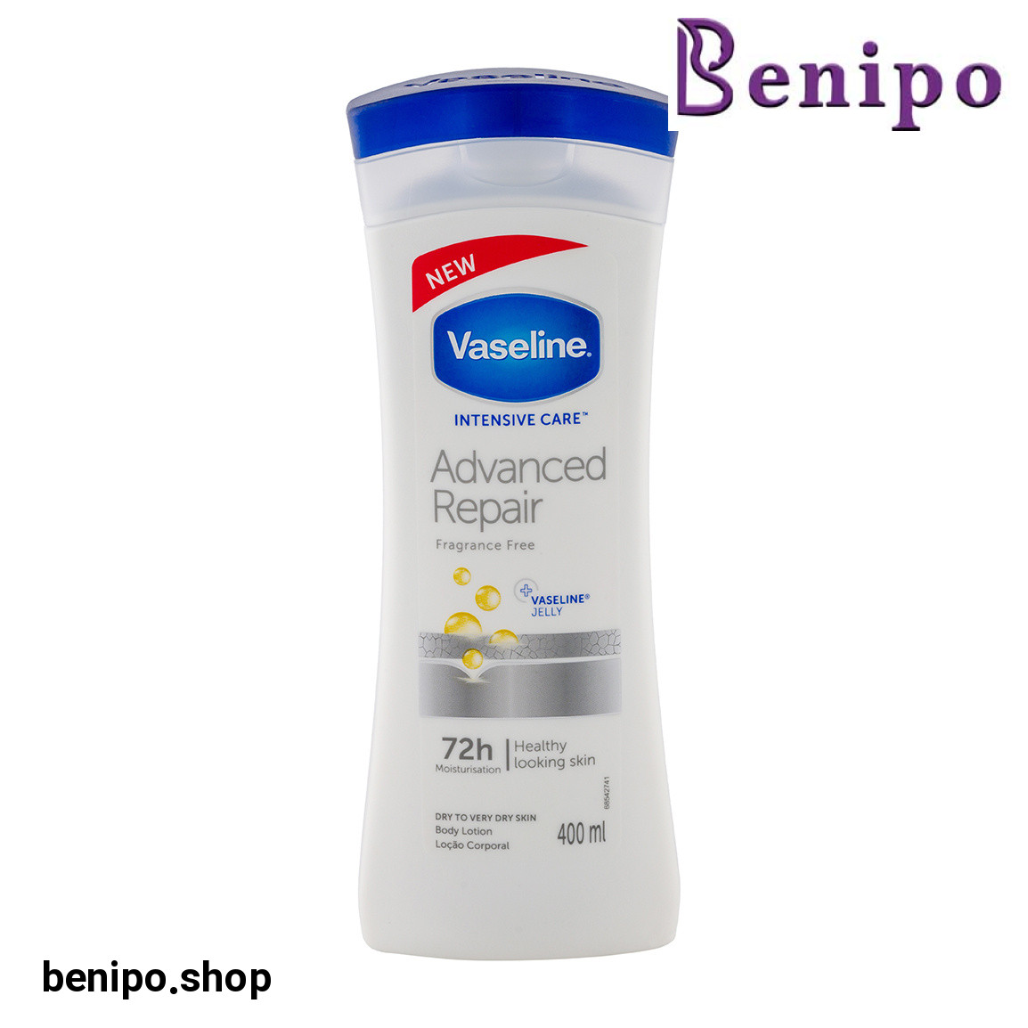 لوسیون بدن نرم کننده 72 ساعته مدل Advanced Repair مناسب پوست های خیلی خشک حجم 400 میل