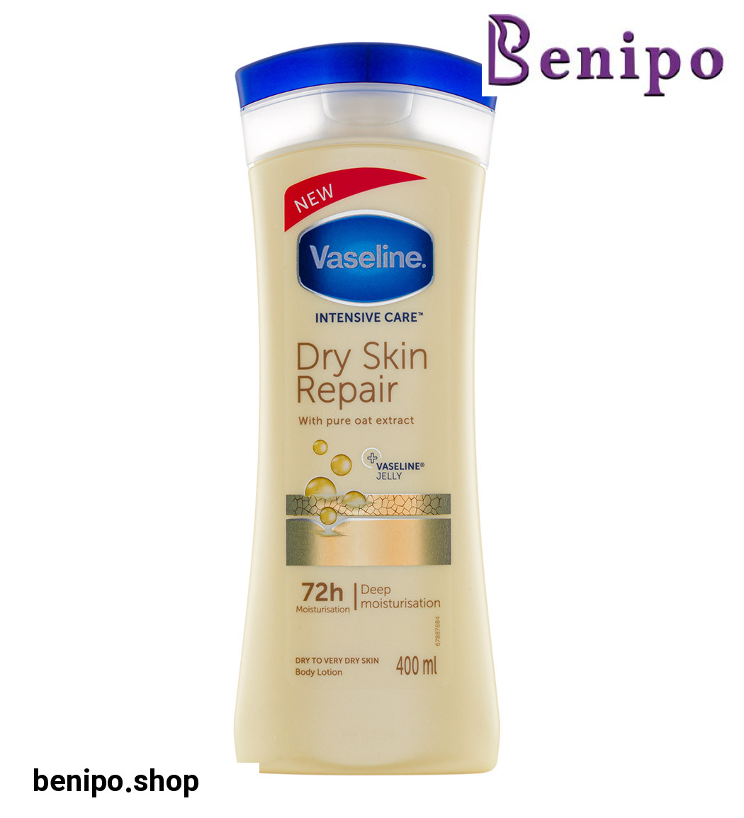 لوسیون بدن نرم و ترمیم کننده مدل Dry Skin Repair مناسب پوست های خیلی خشک حجم 400میل