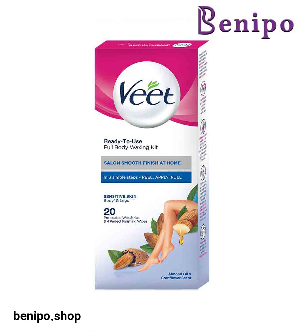 نوار موبر مخصوص پوست های حساس و مستعد جوش حاوی عصاره بادام بسته 20 عددی