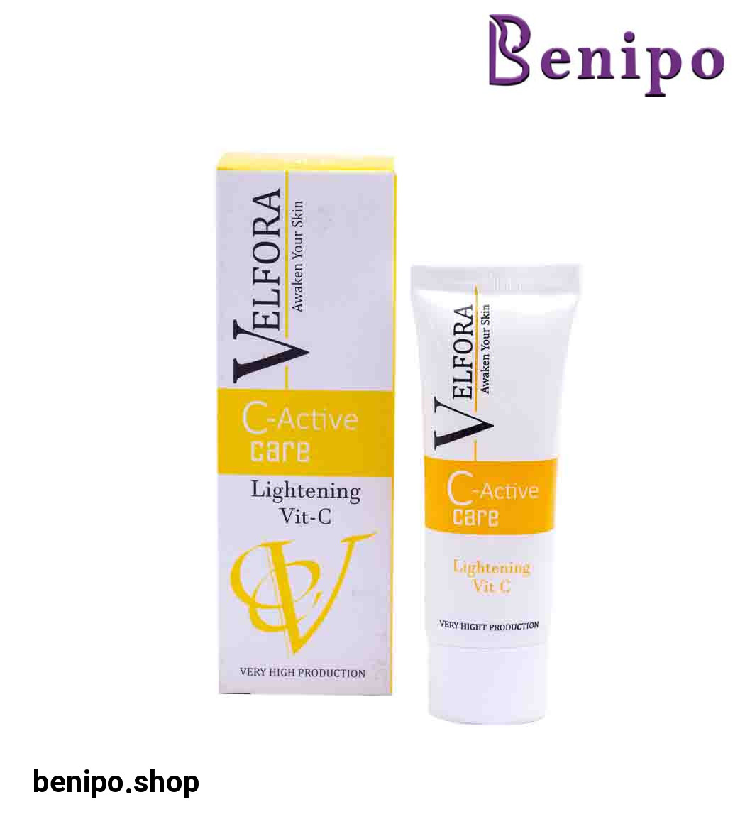 کرم روشن کننده و ضد لک ( حاوی ویتامین C )