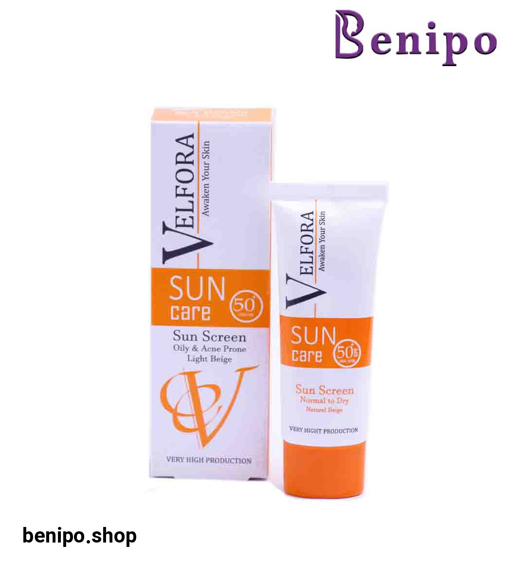 ضد آفتاب رنگی بژ روشن (فاقد چربی)