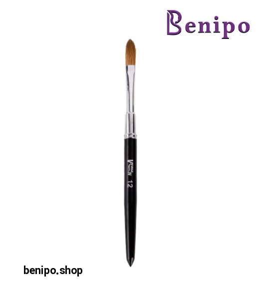 قلم خمره ای ناخن با موی سمور D119 سایز 12