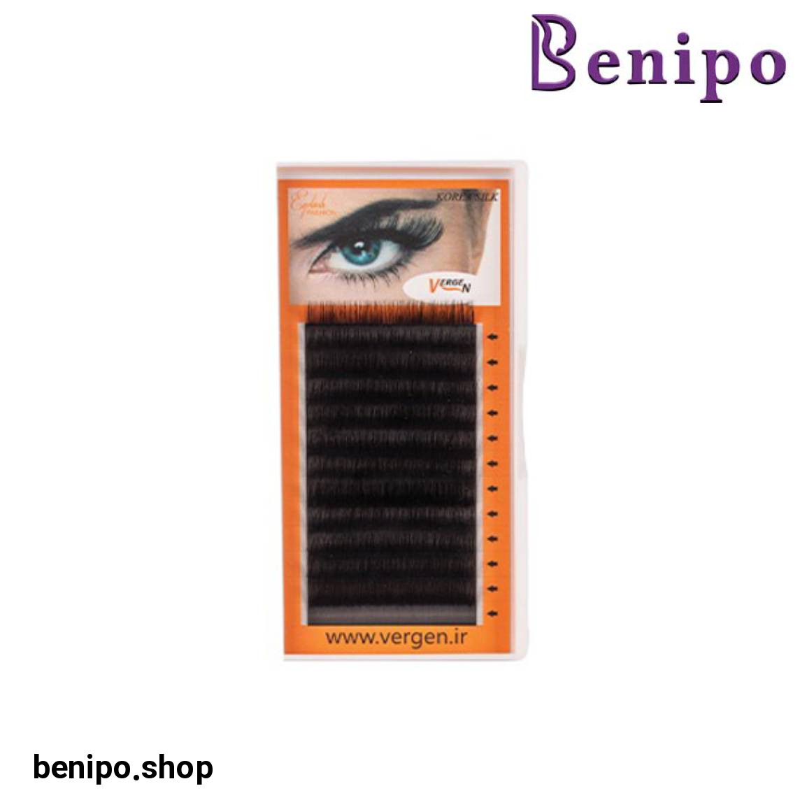 مژه مصنوعی تک والیومی کره ای E115-Mix