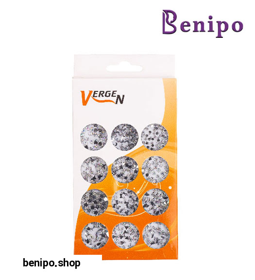 نگین ناخن GS111 بسته 12عددی